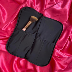 Ready for my Touch Up - Makeup Brush Travel Bag (Black)